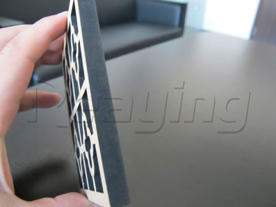 fiber laser cutting machine sample